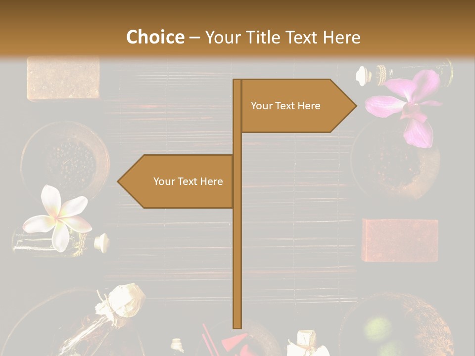 Spice Spa Orchid PowerPoint Template