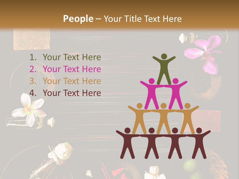 Spice Spa Orchid PowerPoint Template