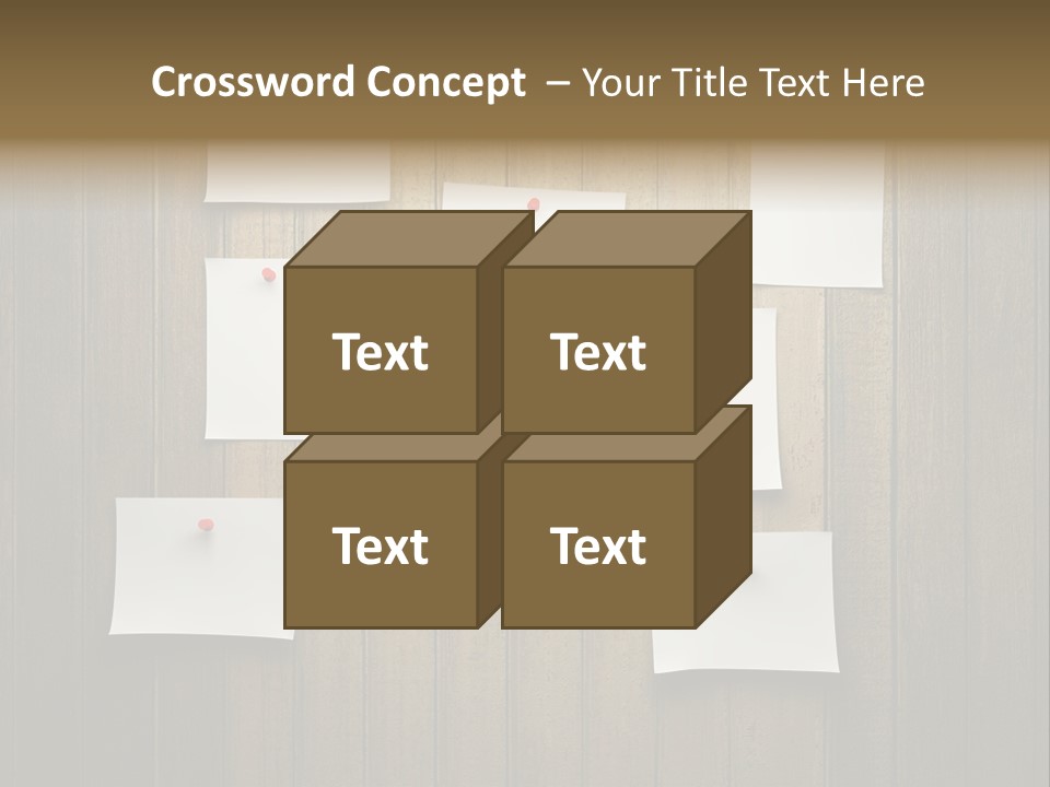 Shadow Advice Pad PowerPoint Template