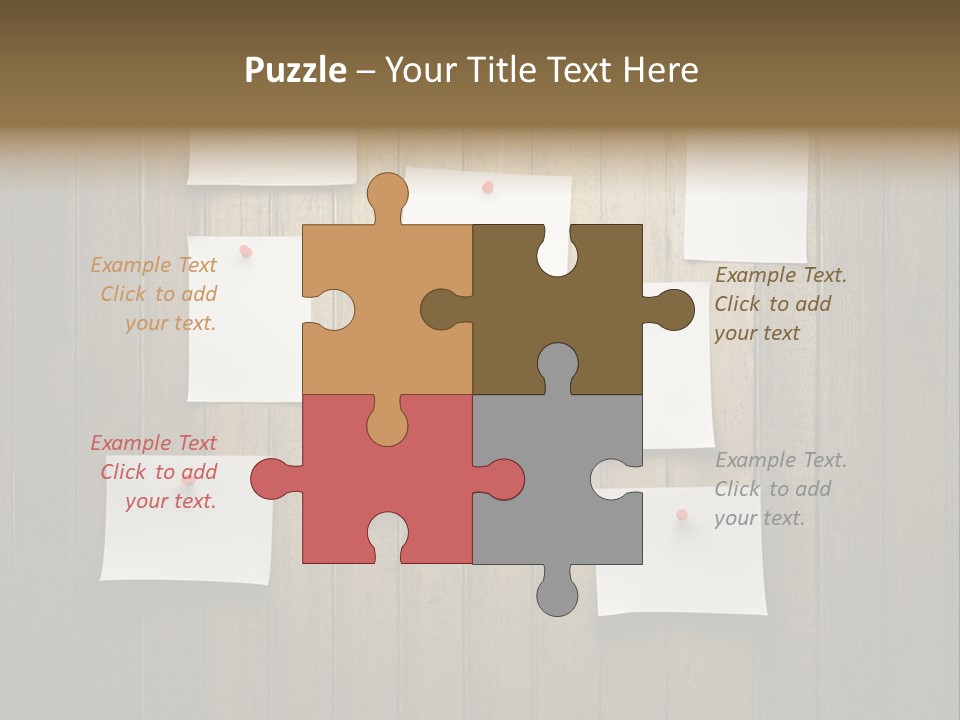 Shadow Advice Pad PowerPoint Template