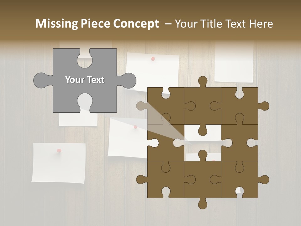 Shadow Advice Pad PowerPoint Template