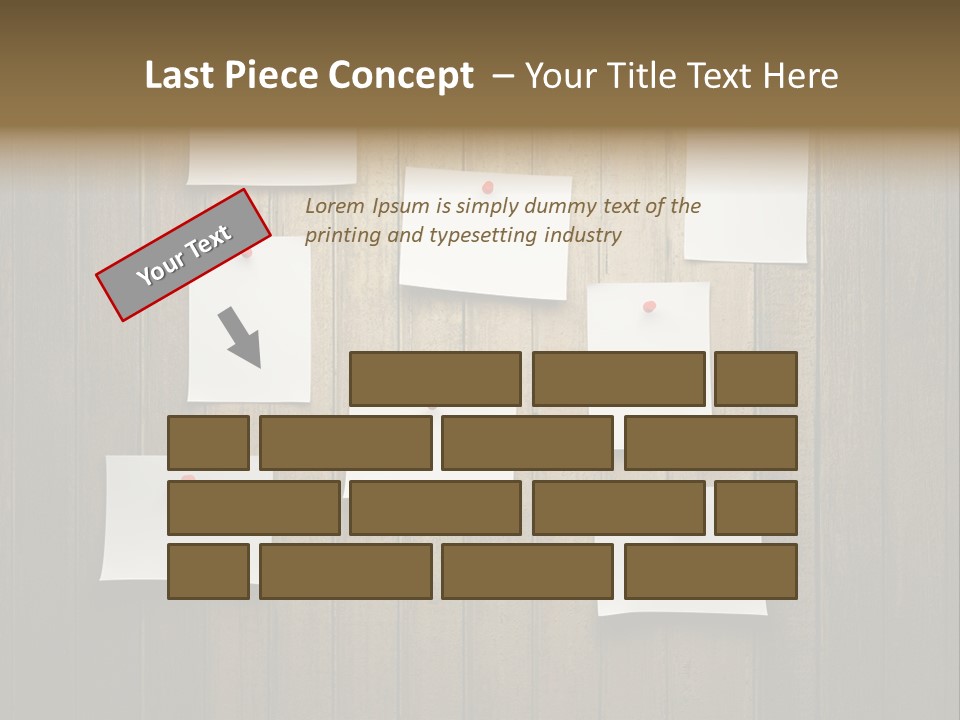 Shadow Advice Pad PowerPoint Template