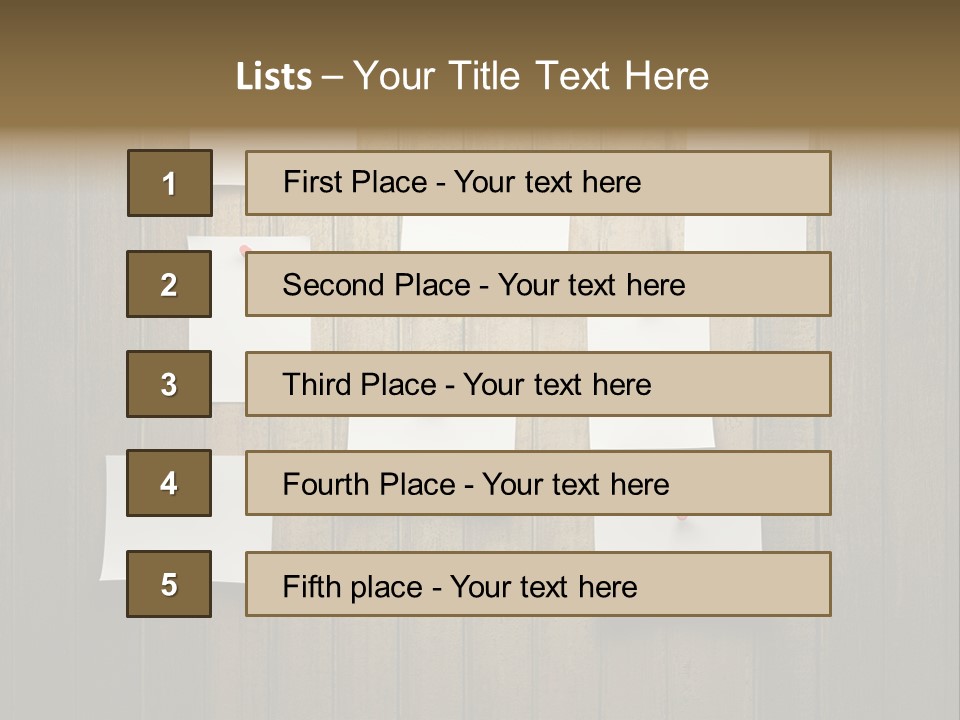 Shadow Advice Pad PowerPoint Template