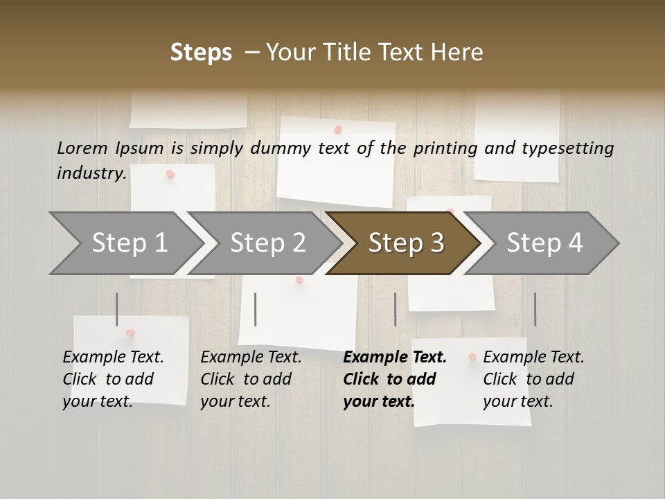 Shadow Advice Pad PowerPoint Template