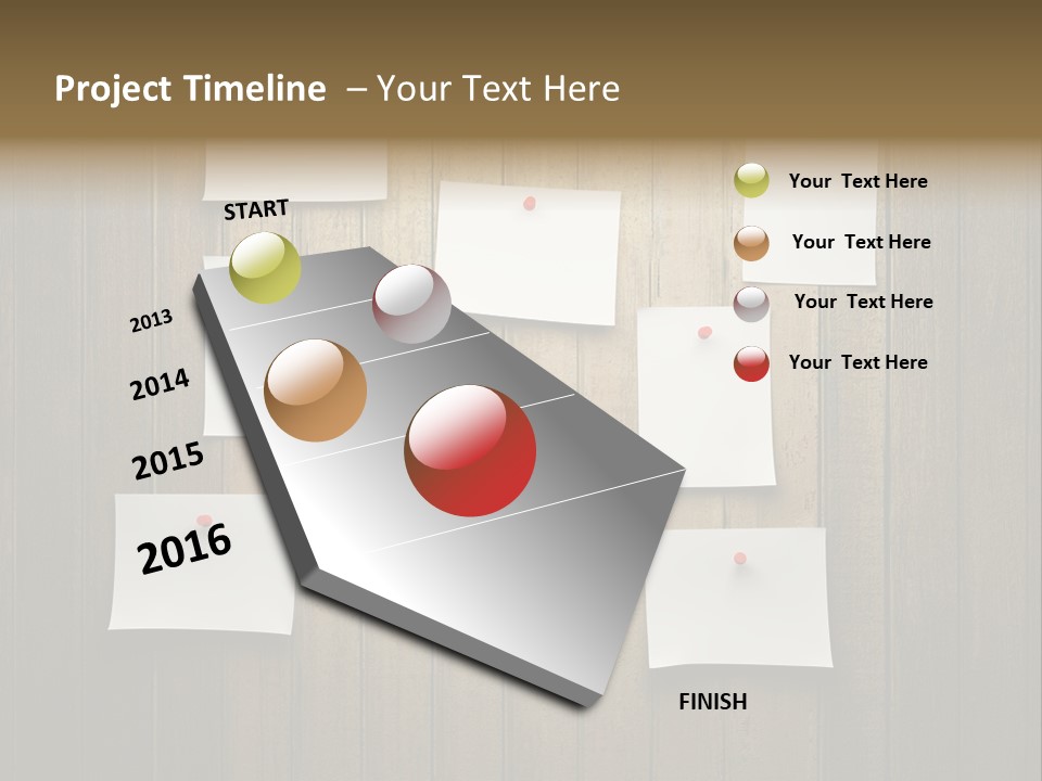 Shadow Advice Pad PowerPoint Template