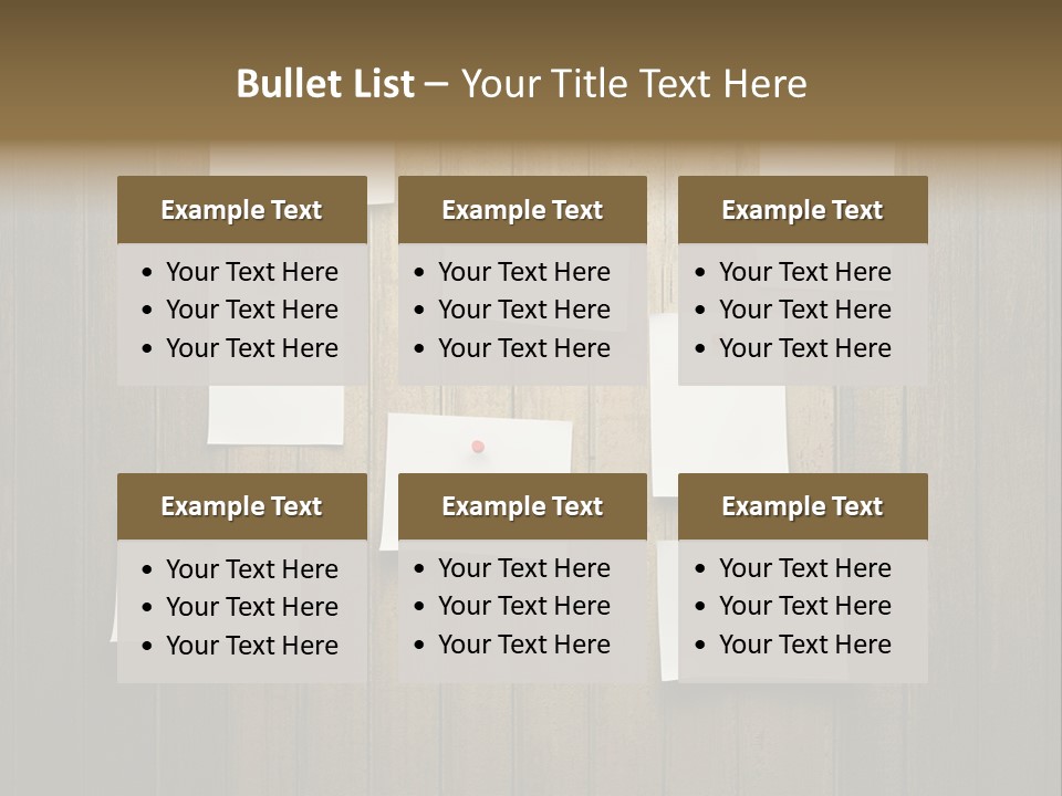 Shadow Advice Pad PowerPoint Template