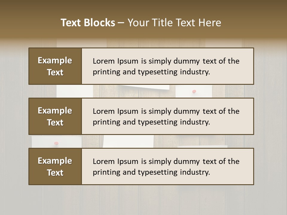 Shadow Advice Pad PowerPoint Template