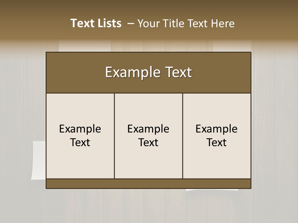 Shadow Advice Pad PowerPoint Template