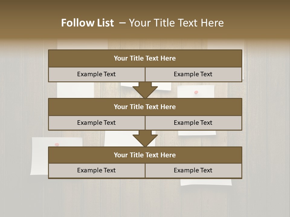 Shadow Advice Pad PowerPoint Template