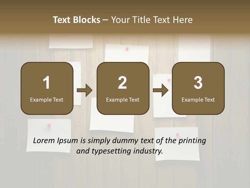 Shadow Advice Pad PowerPoint Template