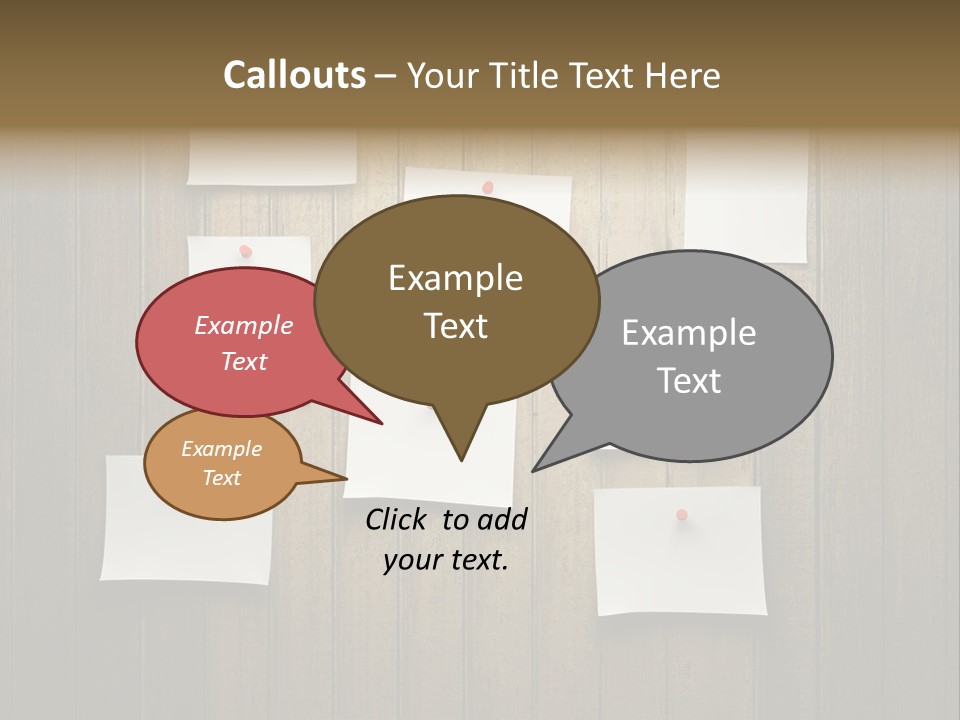 Shadow Advice Pad PowerPoint Template