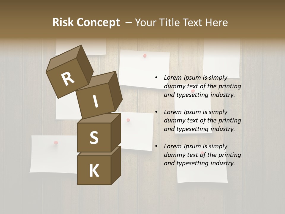 Shadow Advice Pad PowerPoint Template