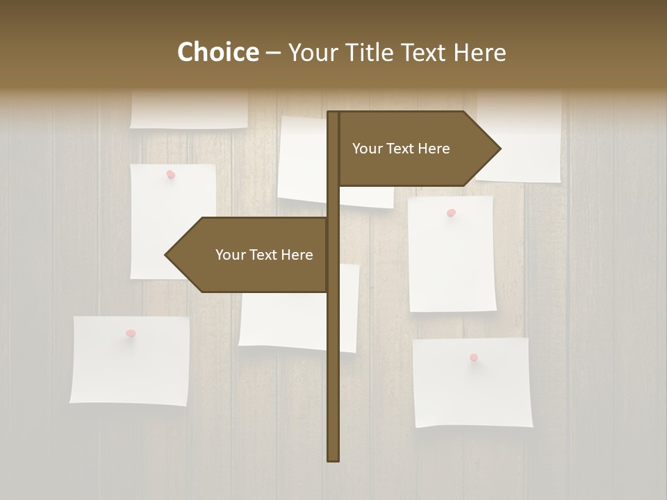 Shadow Advice Pad PowerPoint Template