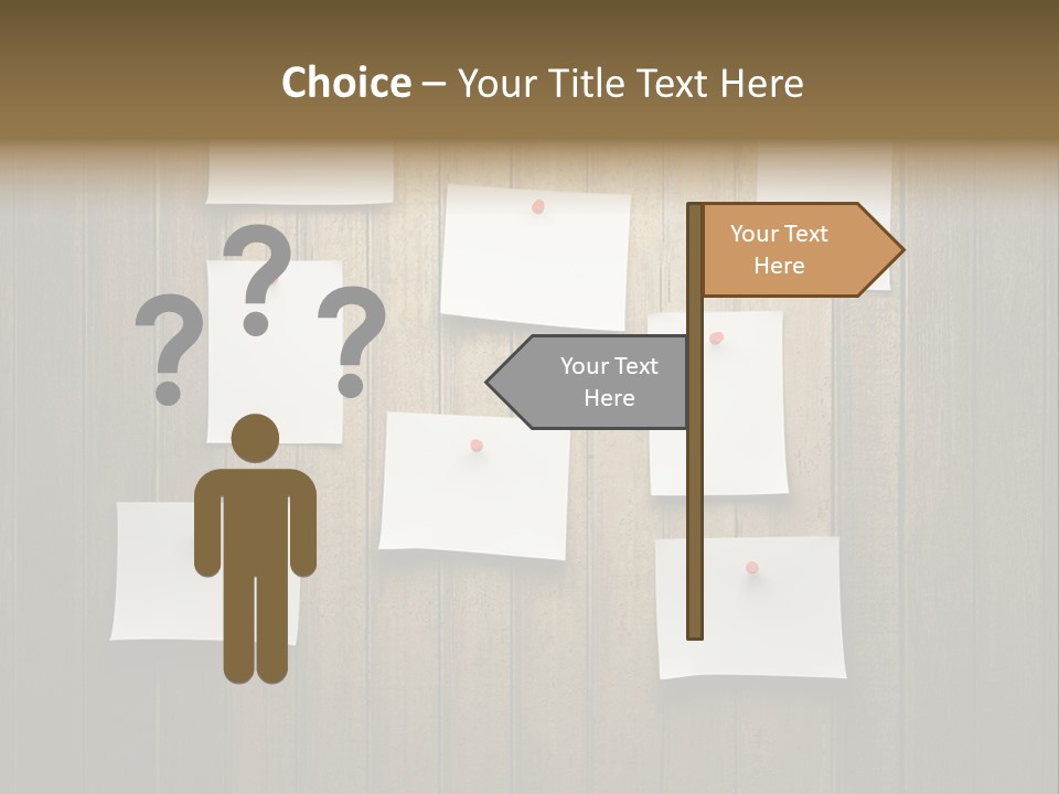 Shadow Advice Pad PowerPoint Template