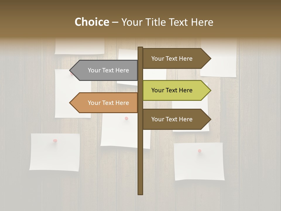 Shadow Advice Pad PowerPoint Template