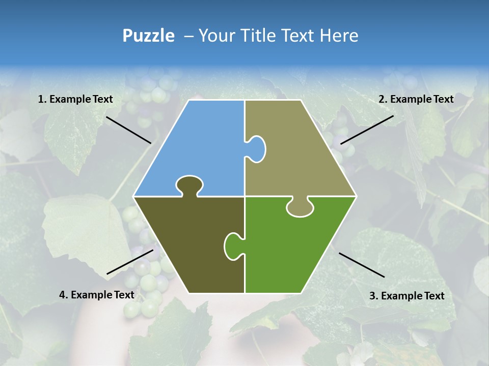 Grapes Body Lady PowerPoint Template