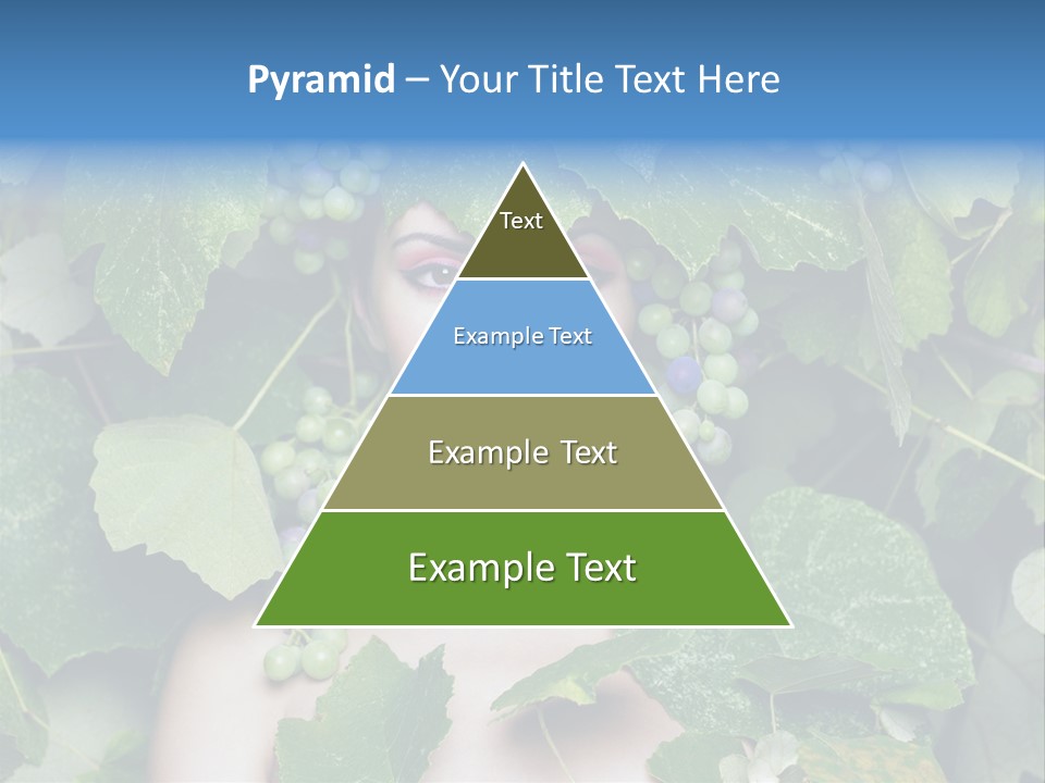 Grapes Body Lady PowerPoint Template