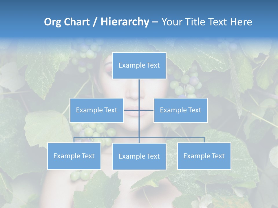 Grapes Body Lady PowerPoint Template