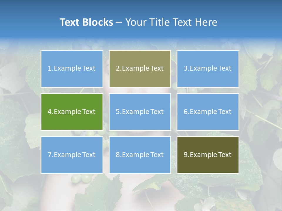 Grapes Body Lady PowerPoint Template