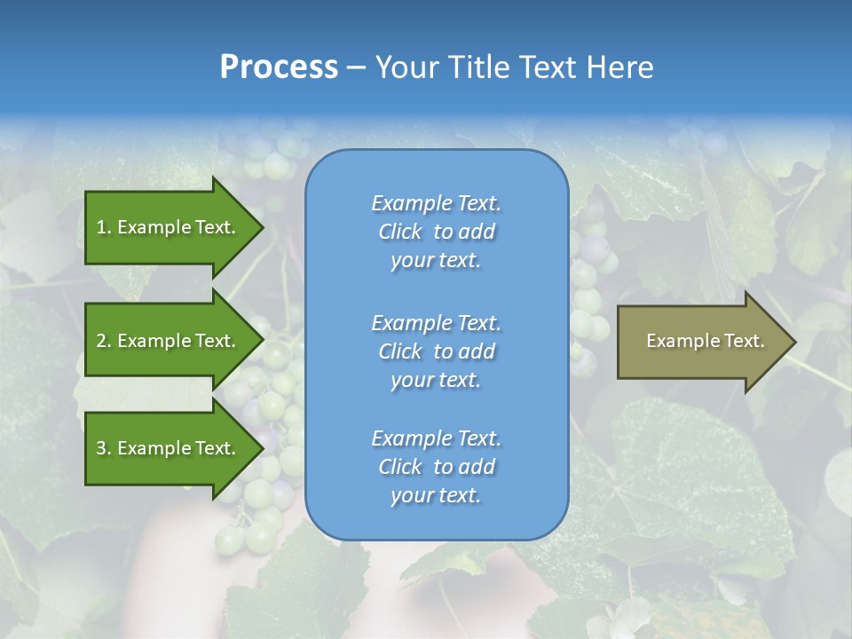 Grapes Body Lady PowerPoint Template