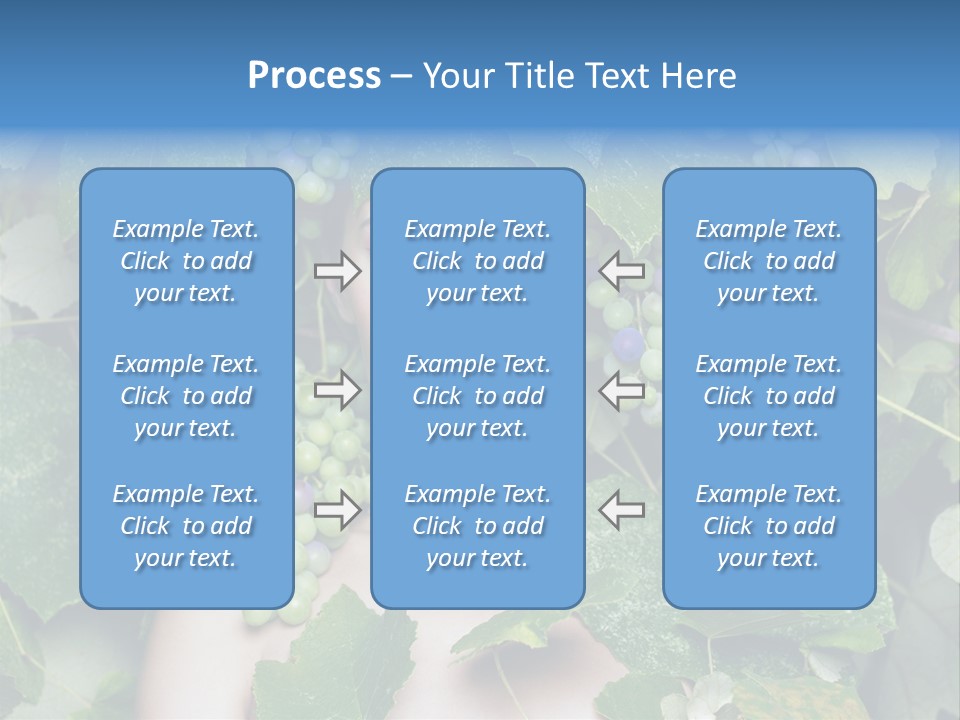 Grapes Body Lady PowerPoint Template