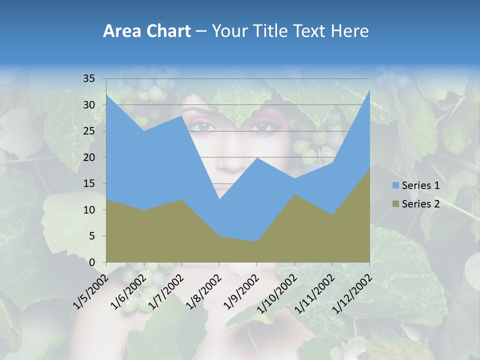 Grapes Body Lady PowerPoint Template