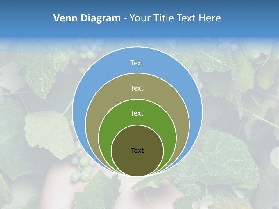 Grapes Body Lady PowerPoint Template