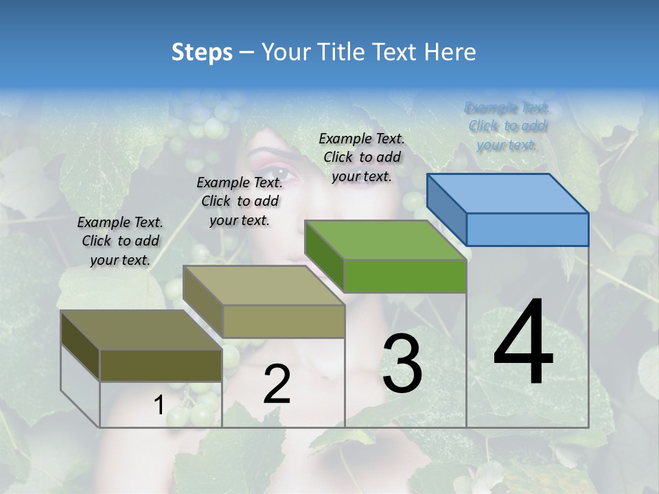 Grapes Body Lady PowerPoint Template