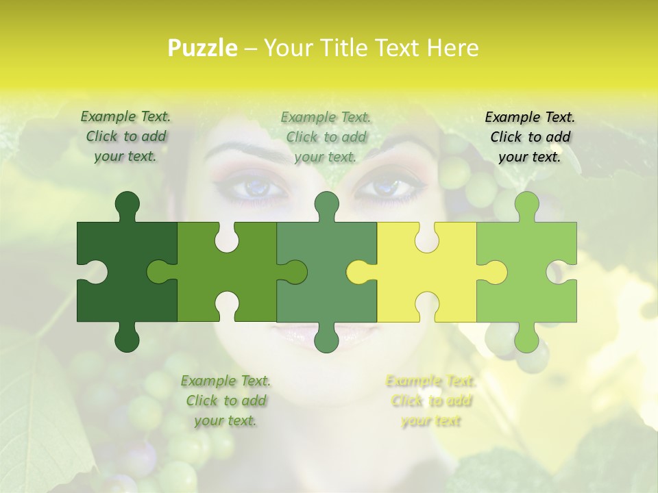 Sunlight Attractive Person PowerPoint Template