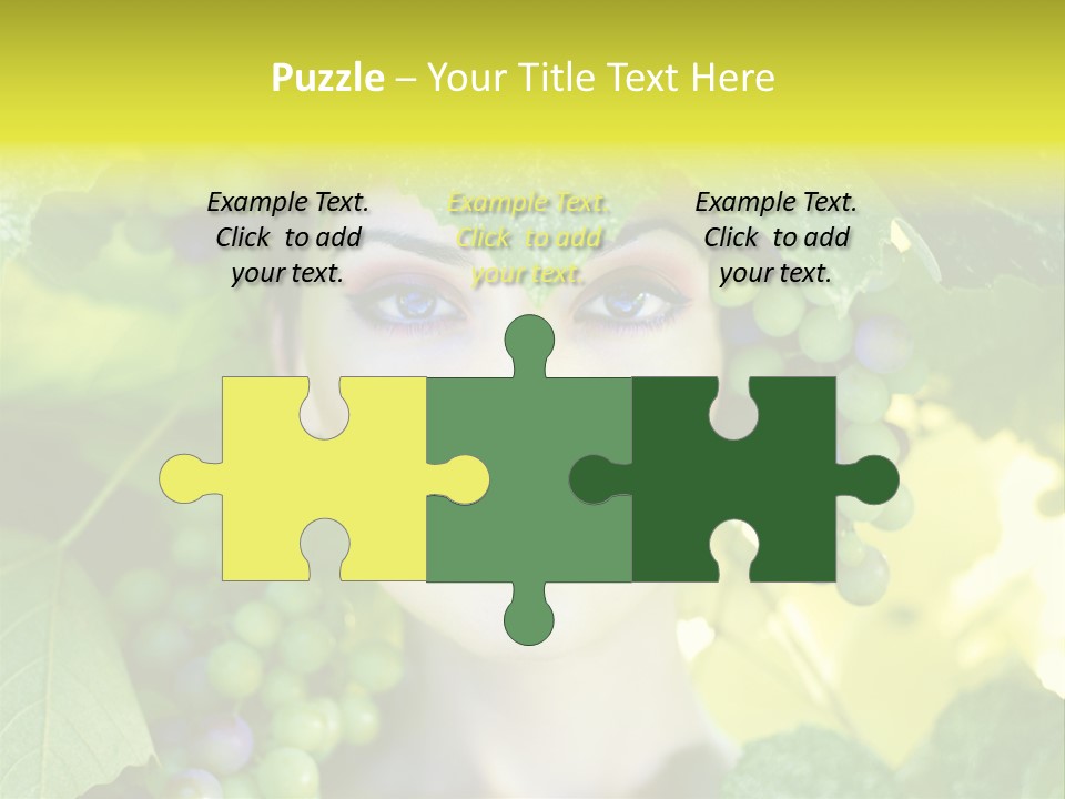 Sunlight Attractive Person PowerPoint Template