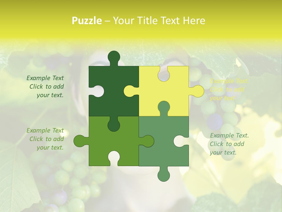 Sunlight Attractive Person PowerPoint Template