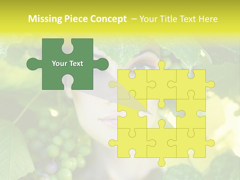 Sunlight Attractive Person PowerPoint Template