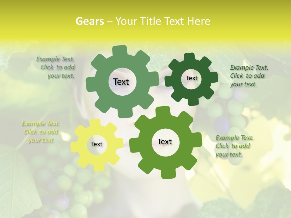 Sunlight Attractive Person PowerPoint Template