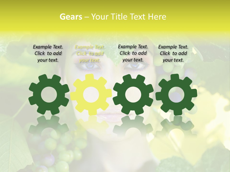 Sunlight Attractive Person PowerPoint Template