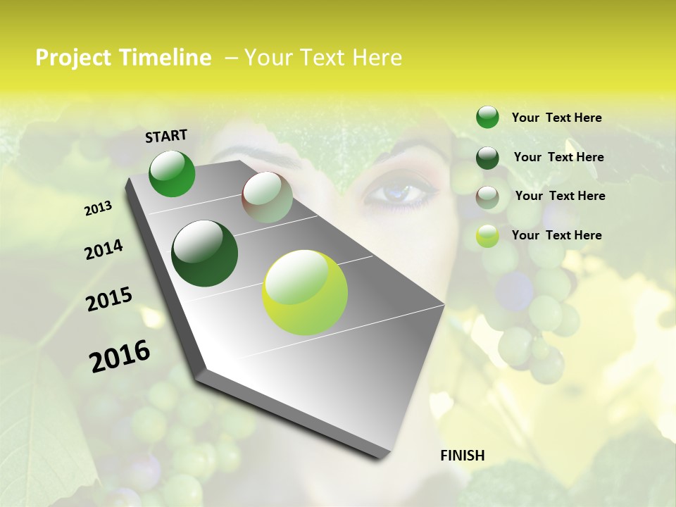 Sunlight Attractive Person PowerPoint Template