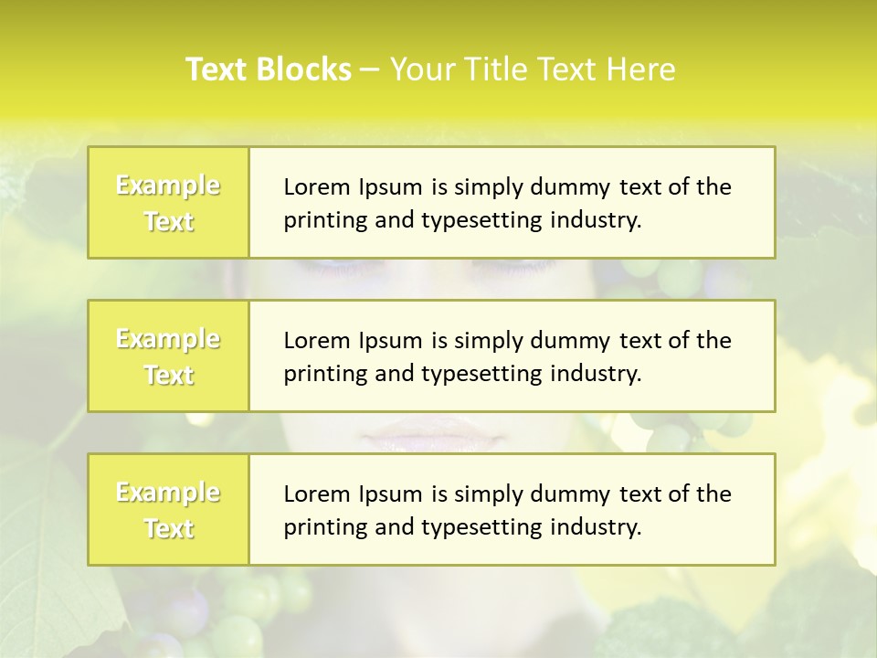 Sunlight Attractive Person PowerPoint Template