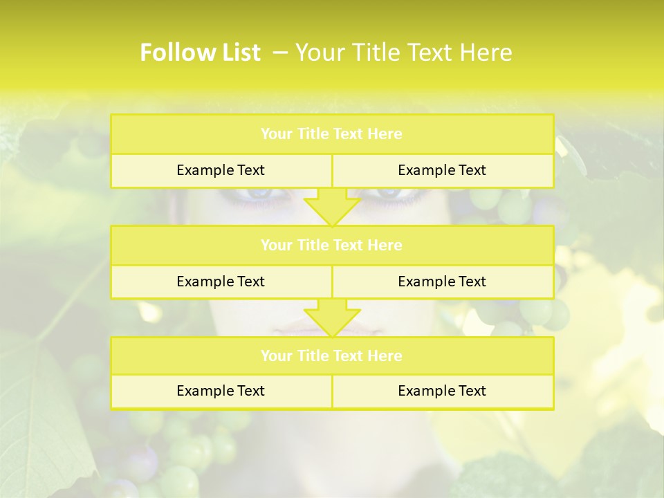 Sunlight Attractive Person PowerPoint Template