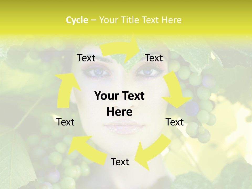 Sunlight Attractive Person PowerPoint Template