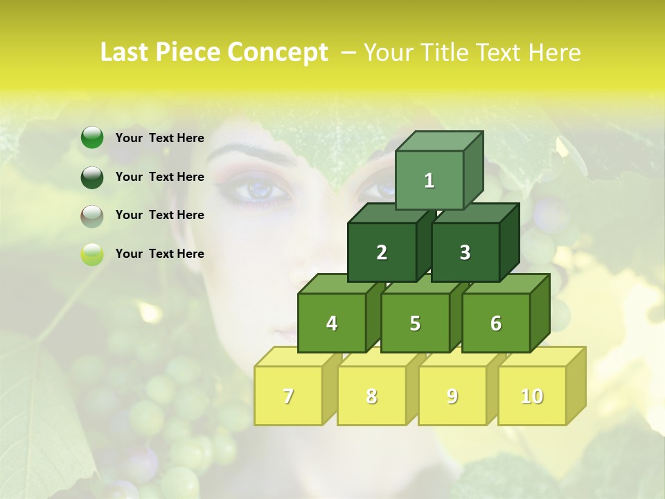 Sunlight Attractive Person PowerPoint Template