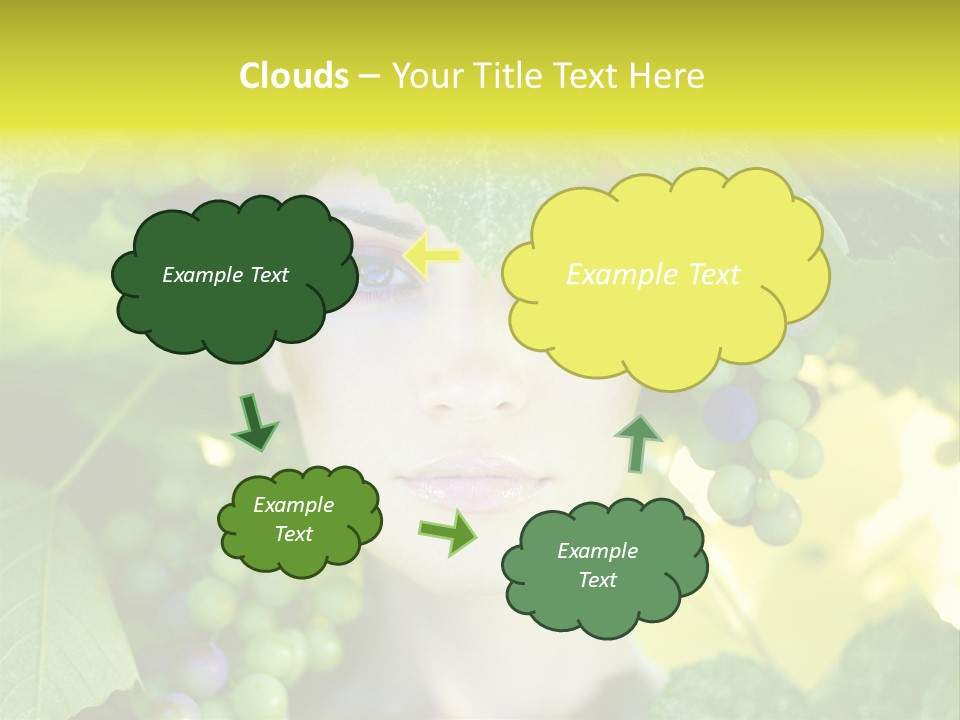 Sunlight Attractive Person PowerPoint Template