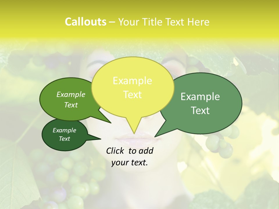 Sunlight Attractive Person PowerPoint Template
