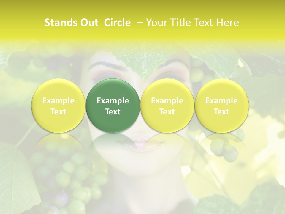 Sunlight Attractive Person PowerPoint Template