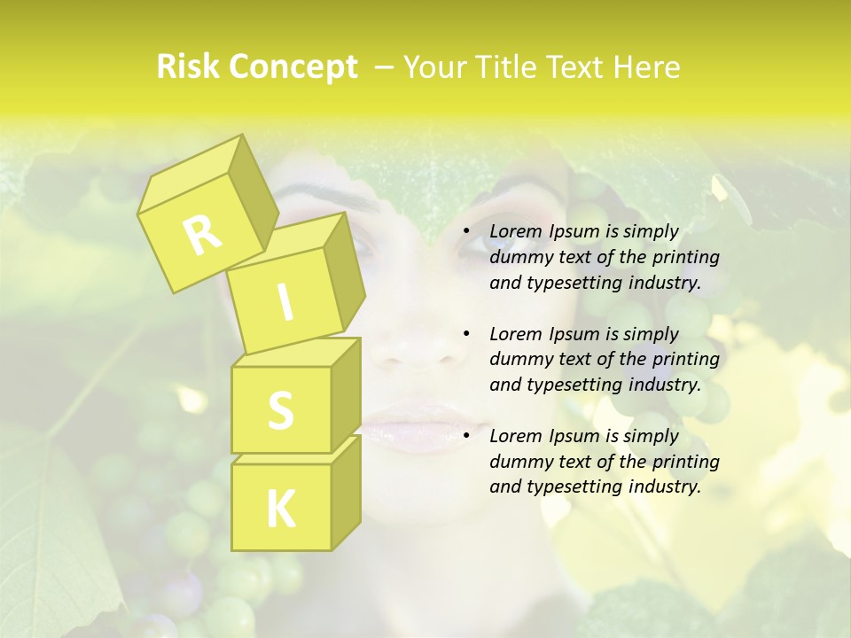 Sunlight Attractive Person PowerPoint Template