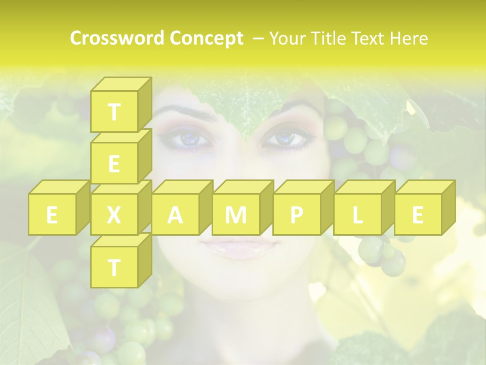 Sunlight Attractive Person PowerPoint Template