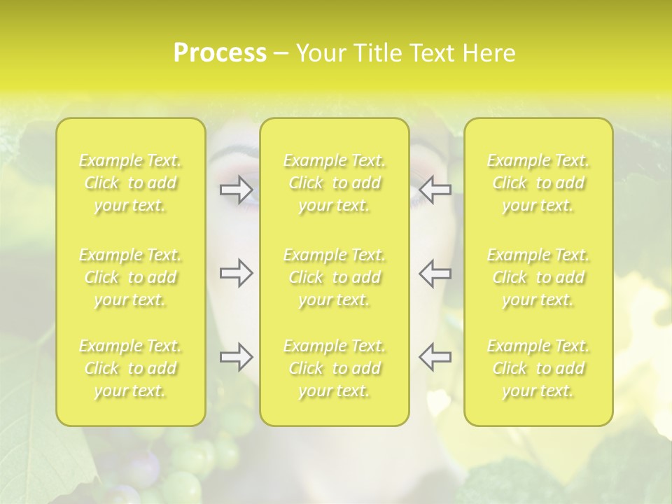 Sunlight Attractive Person PowerPoint Template