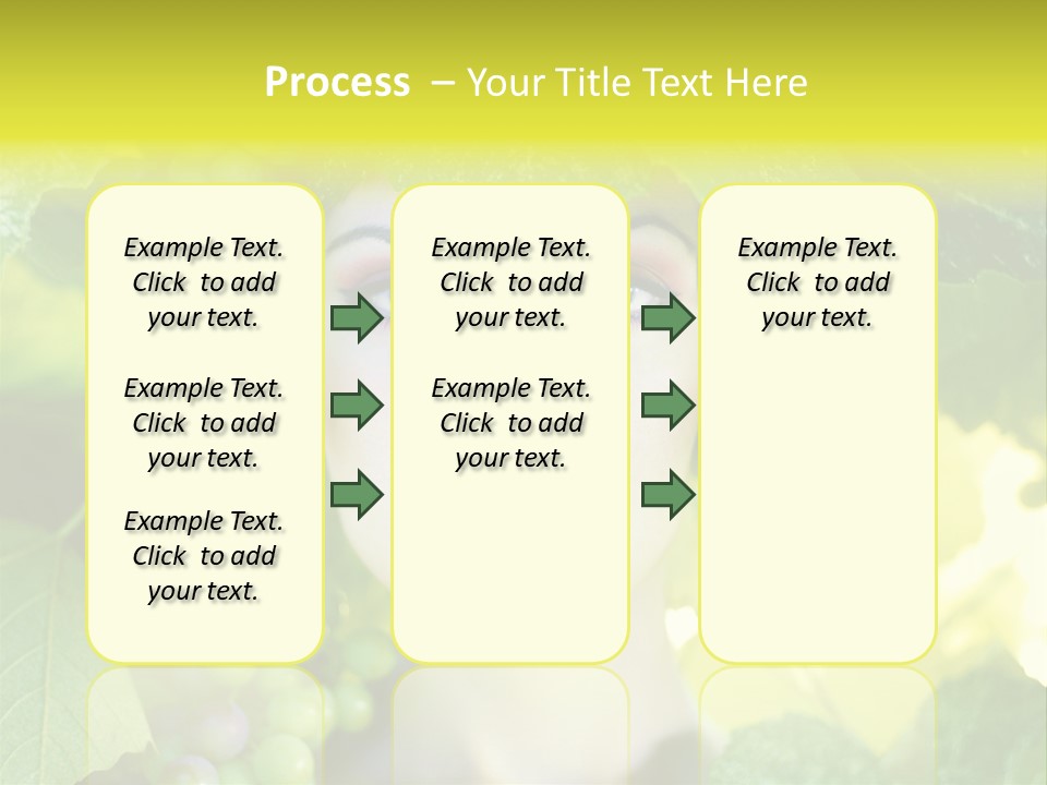 Sunlight Attractive Person PowerPoint Template