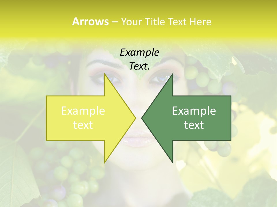 Sunlight Attractive Person PowerPoint Template