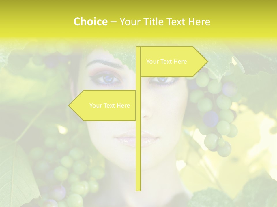 Sunlight Attractive Person PowerPoint Template