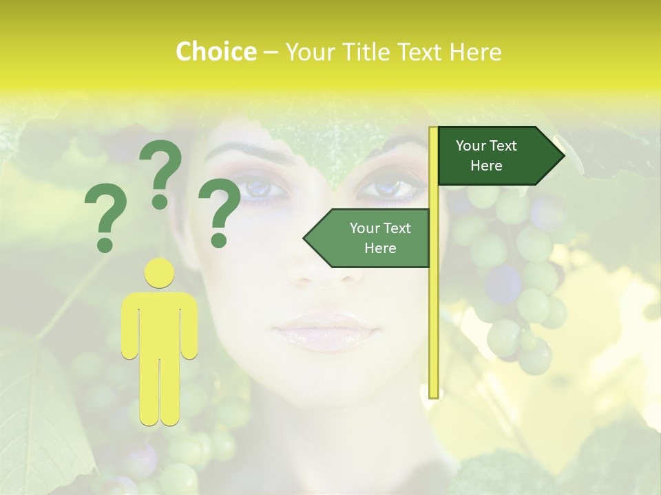 Sunlight Attractive Person PowerPoint Template