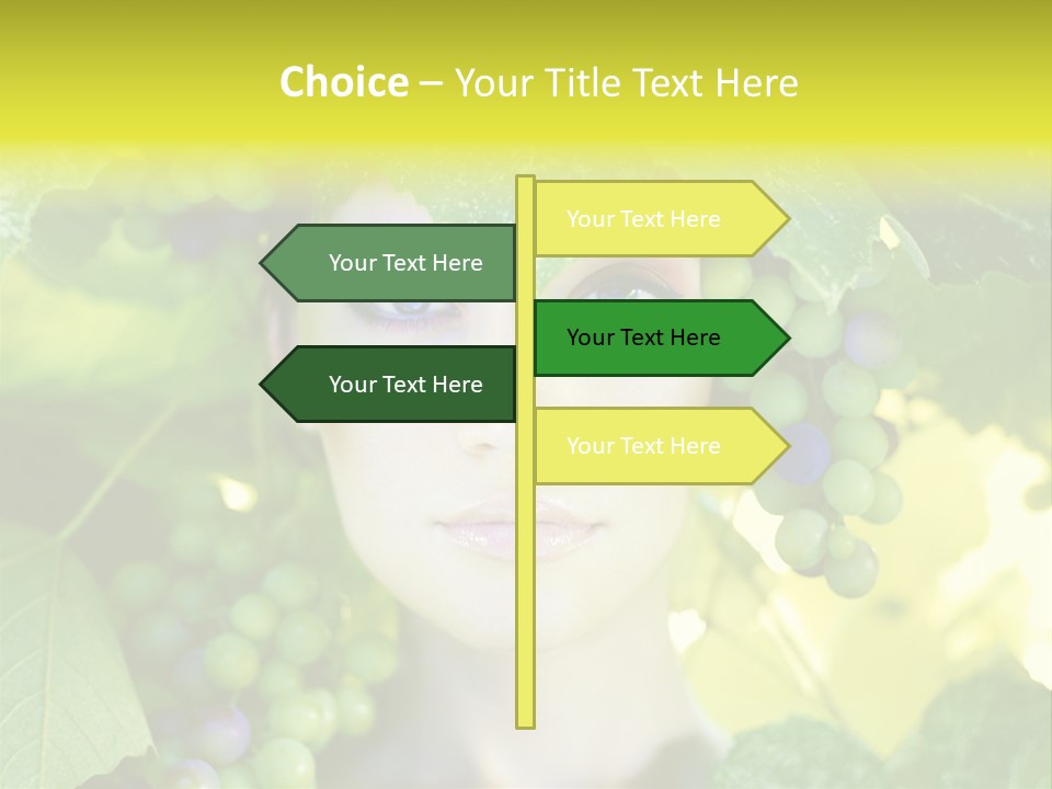 Sunlight Attractive Person PowerPoint Template